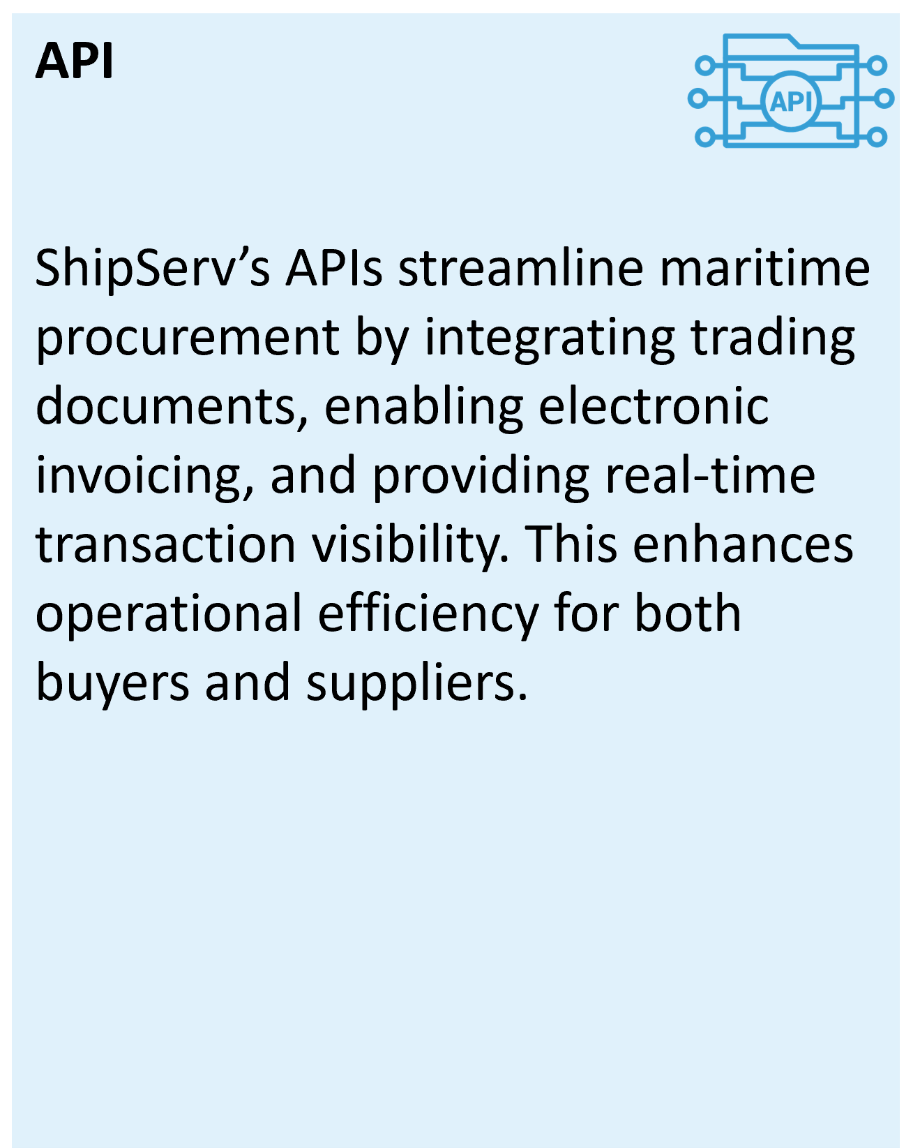 API